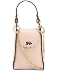 TJ Maxx - Leather Phone Crossbody With Side Studs For Leather - Lyst