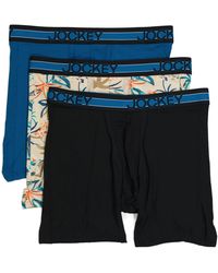TJ Maxx - 3Pk Ultrasoft Boxer Briefs With Chafe Proof Pouch For Spandex/Modal/Polyester - Lyst