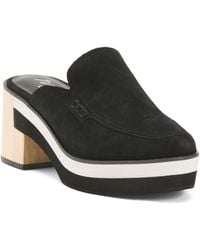 TJ Maxx - Suede Kristy Block Heel Mules For - Lyst