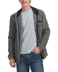 TJ Maxx - Mixed Media Full Zip Jacket For Polyester - Lyst