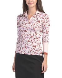 TJ Maxx - Upf 30 Long Sleeve Printed Quarter Zip Jacket For Nylon/Spandex/Polyester - Lyst