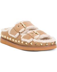 TJ Maxx - Suede Uma Cozy Slide Sandals For /Suede - Lyst