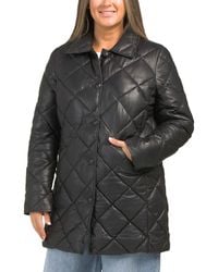 TJ Maxx - Leather Shantel Puffer Jacket For Nylon/Polyester/Leather - Lyst