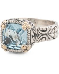 TJ Maxx - 18Kt And Sterling Birthstone Ring, Amethyst - Lyst