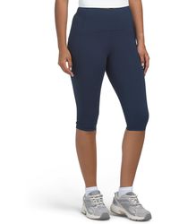 TJ Maxx - Capri Leggings With Pockets, Spandex/Polyester - Lyst