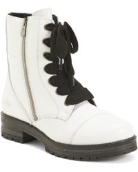 TJ Maxx - Leather Waterproof Paulie Lace Up Boots For Leather/Merino Wool - Lyst