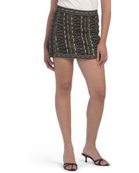 TJ Maxx - Lisette Sequin Beaded Mini Skirt For Spandex/Cotton/Polyester - Lyst