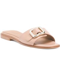 TJ Maxx - Leather Mimi Buckle Flat Sandals For - Lyst