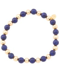 TJ Maxx - 18Kt Plated Lapis Beaded Bracelet For - Lyst