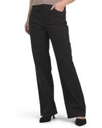 TJ Maxx - High Waisted 5 Pocket Wide Leg Twill Pants For Spandex/Cotton - Lyst