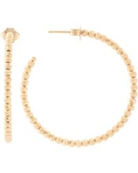 TJ Maxx - 18Kt Plated Hoop Earrings For Diamond - Lyst