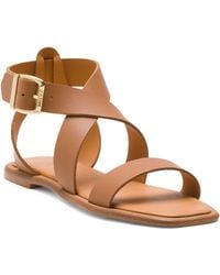 TJ Maxx - Leather Marina Ankle Strap Sandals For - Lyst