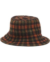 TJ Maxx - Wool Blend Machine Knit Checkered Bucket Hat For Polyester/Wool - Lyst