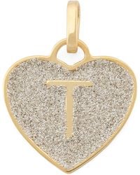 TJ Maxx - 14K Initial Sparkle Heart Charm For - Lyst