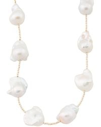 TJ Maxx - 14Kt Beaded Baroque Freshwater Pearl Necklace - Lyst