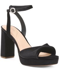 TJ Maxx - Maddy Ruche Open Heels For Leather - Lyst
