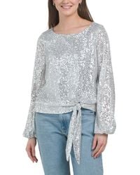 TJ Maxx - Woven Sequin Tops For Spandex/Polyester - Lyst