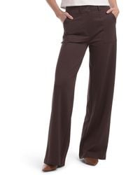 TJ Maxx - Wide Leg Button Front Ponte Pants With Pockets For Nylon/Spandex/Rayon - Lyst