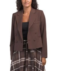 TJ Maxx - Button Front Blazer, Polyester/Viscose - Lyst