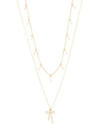 TJ Maxx - Bow Charm Necklace Set - Lyst