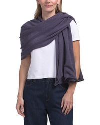 TJ Maxx - Cashmere Lightweight Jersey Knit Wrap For - Lyst
