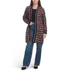 TJ Maxx - Long Sleeve Cardigan, Nylon/Polyester/Acrylic - Lyst
