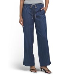 TJ Maxx - Pallazzo Leg Pull On Pants With Drawstring For Spandex/Polyester/Rayon - Lyst