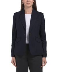 TJ Maxx - Linen Blend Single Breasted High Peak Jacket For Spandex/Cotton/Polyester - Lyst