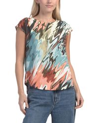 TJ Maxx - Crew Neck Dolman Top With Hotfix Details For Spandex/Polyester - Lyst