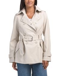 TJ Maxx - Belted Trench Jacket, Cotton/Polyester/Leather - Lyst