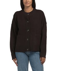 TJ Maxx - Button Down Cardigan With Pockets, Nylon/Spandex/Polyester - Lyst