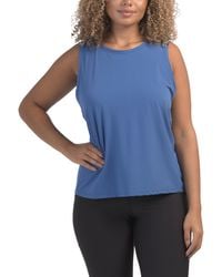 TJ Maxx - Jersey Tank With Reflective Accents For Nylon/Spandex - Lyst