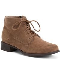 TJ Maxx - Leather Antonia Lace Up Comfort Booties For - Lyst
