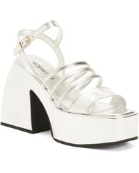 TJ Maxx - Patent Leather Bulla Chibi Platform Sandals For - Lyst