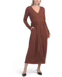 TJ Maxx - Button Up Long Sleeve Dress For Spandex/Polyester/Rayon - Lyst