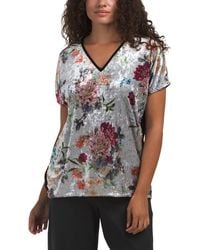 TJ Maxx - Plush Printed Top For Polyester/Rayon - Lyst