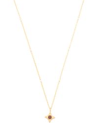 TJ Maxx - 18K Plated Sterling Garnet Pearl Necklace - Lyst