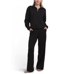 TJ Maxx - 2Pc Scuba Pax Quarter Zip Sweatshirt And Pants Lounge Set For Spandex/Polyester/Rayon - Lyst