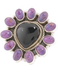 TJ Maxx - Sterling Onyx Heart Ring - Lyst