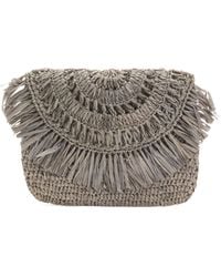 TJ Maxx - Mia Handwoven Straw And Raffia Pouch - Lyst