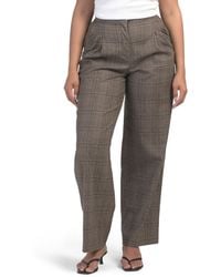 TJ Maxx - Plaid Trouser Pants For Polyester/Acrylic/Wool - Lyst