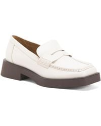 TJ Maxx - Leather Bowery Square Toe Loafers For - Lyst