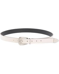 TJ Maxx - Leather Belt With Triple Metal Keeper For - Lyst