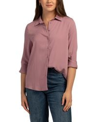TJ Maxx - Long Sleeve Button Down Shirt For Polyester/Rayon - Lyst