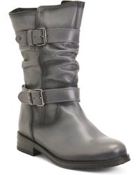 TJ Maxx - Leather Noelle Mid Shaft Boots For - Lyst