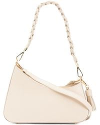 TJ Maxx - Leather Braided Handle Asymmetrical Crossbody, Leather - Lyst