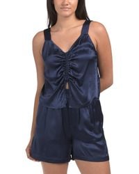 TJ Maxx - Silky Ruched Tank Top For Viscose/Rayon - Lyst