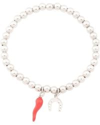 TJ Maxx - Sterling Bead Stretch Charm Bracelet For - Lyst