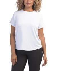 TJ Maxx - Jacquard Mesh T-Shirt With Side Seams For Spandex/Polyester - Lyst