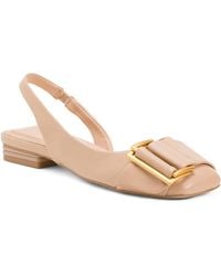 TJ Maxx - Leather Tracy Slingback Flats For Leather - Lyst